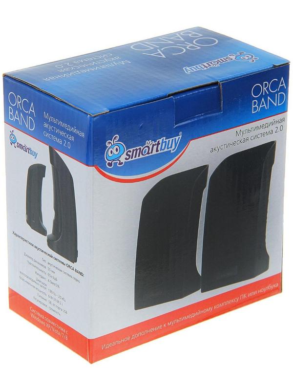 Компьютерные колонки 2.0 SmartBuy ORCA BAND SBA-1000, 2х3Вт, черные