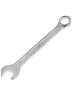 Ключ комбинированный усиленный ТУНДРА, CrV, холодный штамп, матовый, антислип, 20 мм