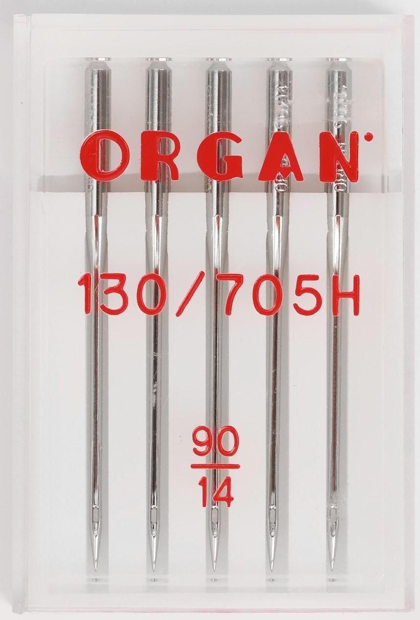 Иглы для бытовых швейных машин, универсальные, №90, 5 шт