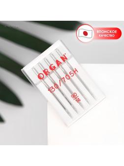Иглы для бытовых швейных машин, универсальные, №90, 5 шт