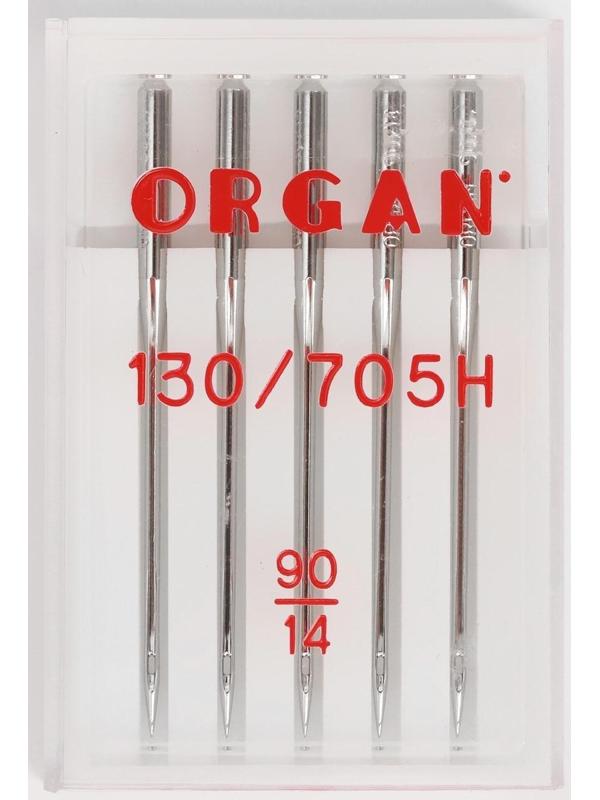 Иглы для бытовых швейных машин, универсальные, №90, 5 шт