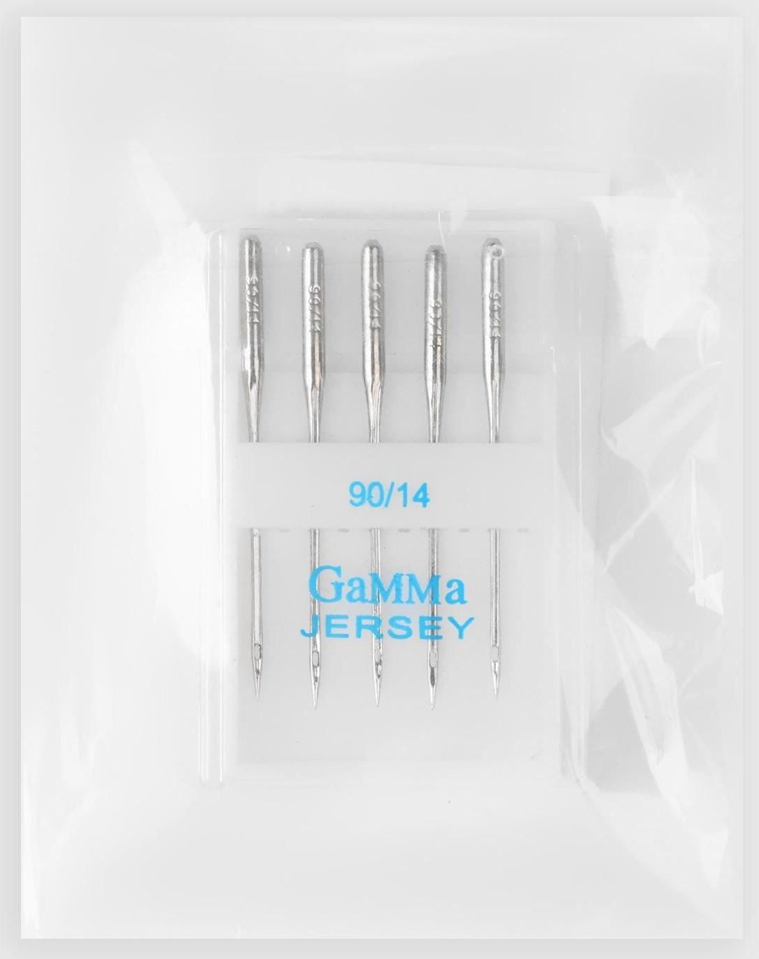 Иглы для бытовых швейных машин, для трикотажа, №90/14, 5 шт, NT