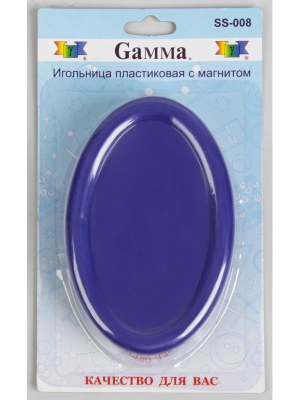 Игольница магнитная, 11 × 7 × 2,5 см, цвет синий