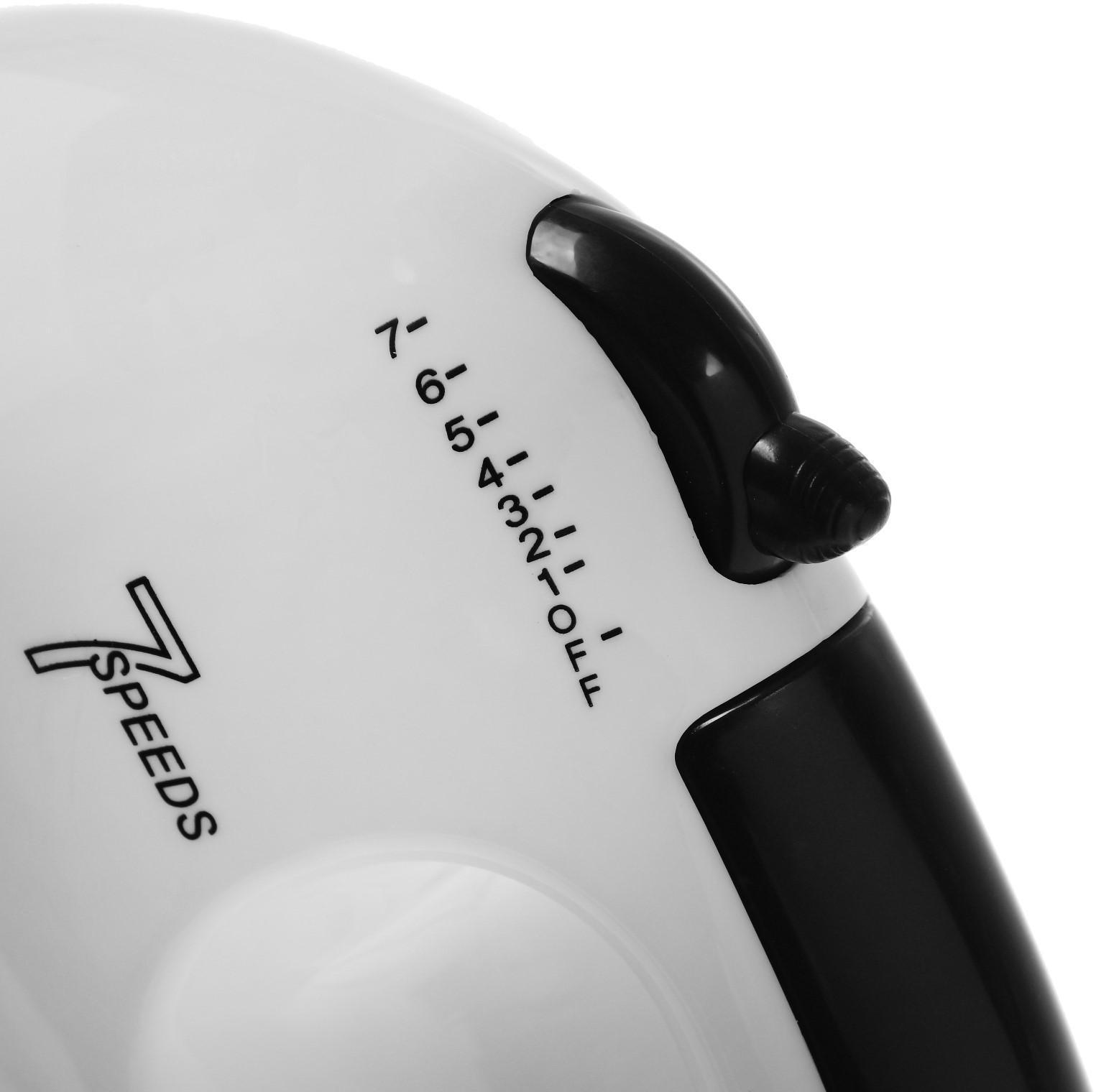 Миксер Irit IR-5434, стационарный, 150 Вт, 2 л, 7 скоростей, 2 насадки, белый