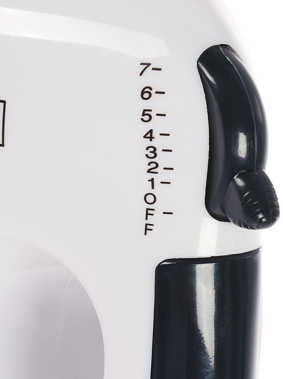 Миксер Irit IR-5434, стационарный, 150 Вт, 2 л, 7 скоростей, 2 насадки, белый