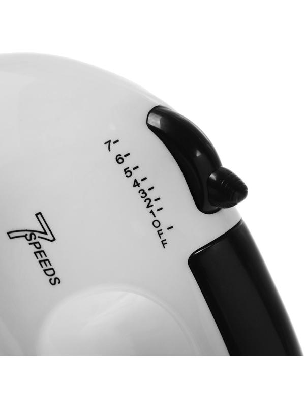 Миксер Irit IR-5434, стационарный, 150 Вт, 2 л, 7 скоростей, 2 насадки, белый