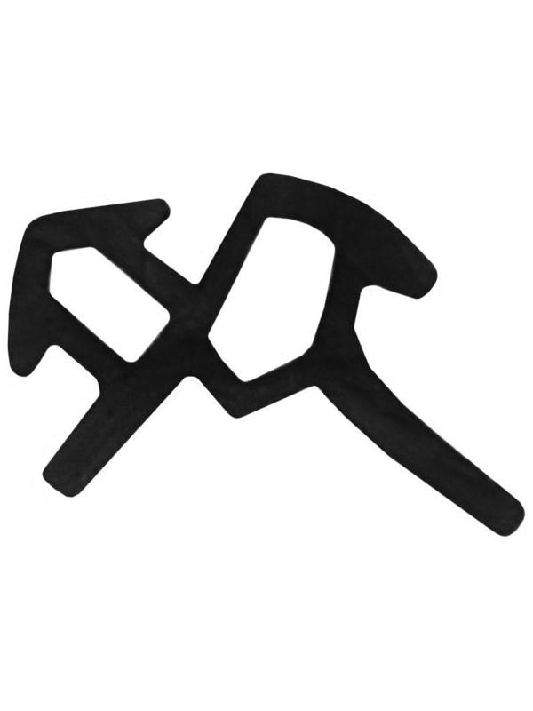 Уплотнитель универсальный для пластиковых окон, L=5 м, черный