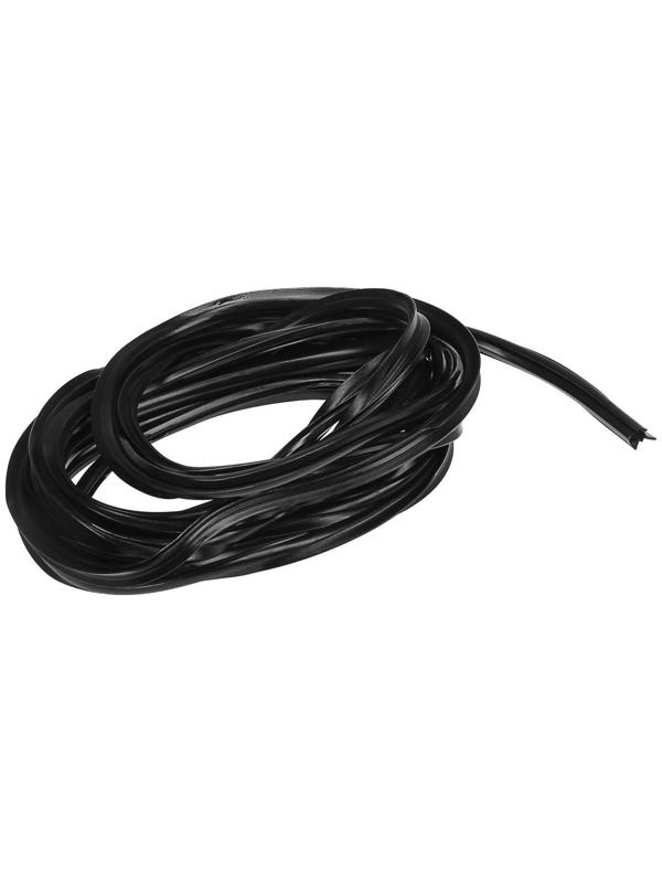 Уплотнитель универсальный для пластиковых окон, L=5 м, черный