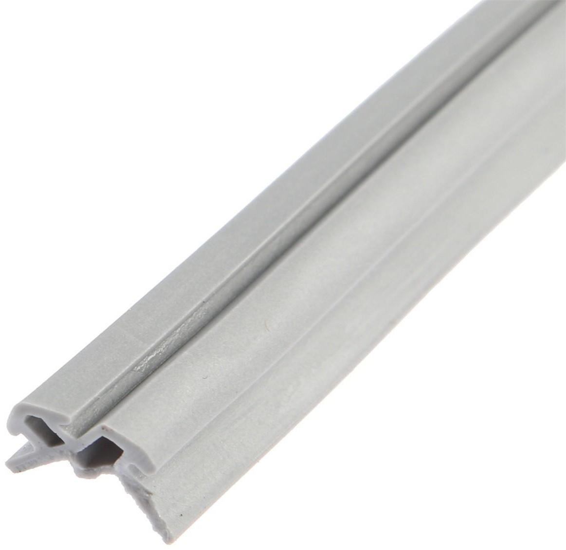 Уплотнитель универсальный для пластиковых окон, L=5 м, серый