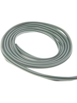 Уплотнитель универсальный для пластиковых окон, L=5 м, серый