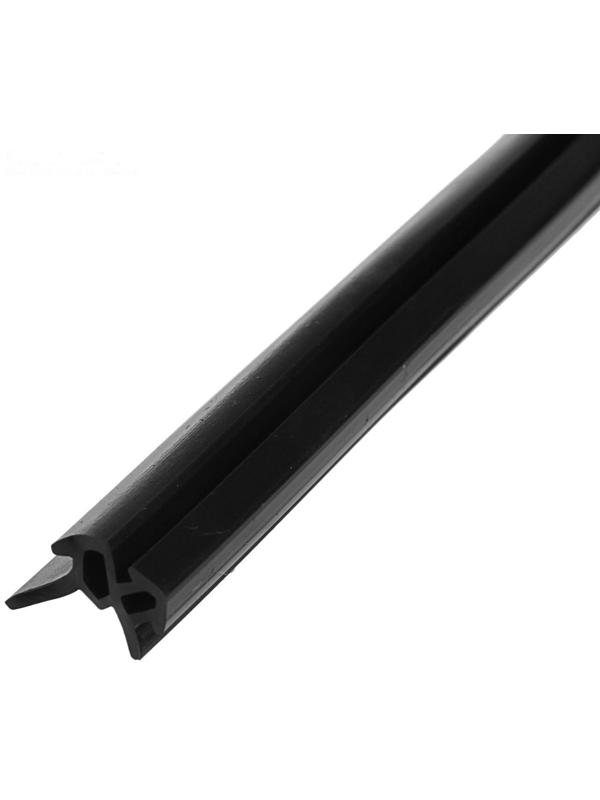 Уплотнитель универсальный для пластиковых окон, L=10 м, черный