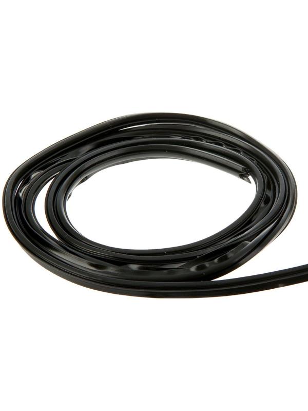 Уплотнитель универсальный для пластиковых окон, L=10 м, черный