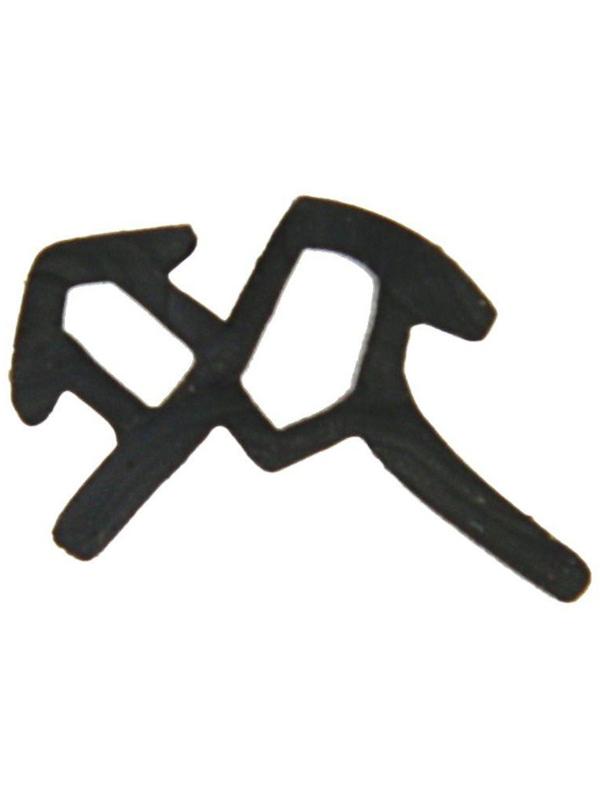 Уплотнитель универсальный для пластиковых окон, L=10 м, черный