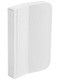 Ручка балконная, пластиковая, белая