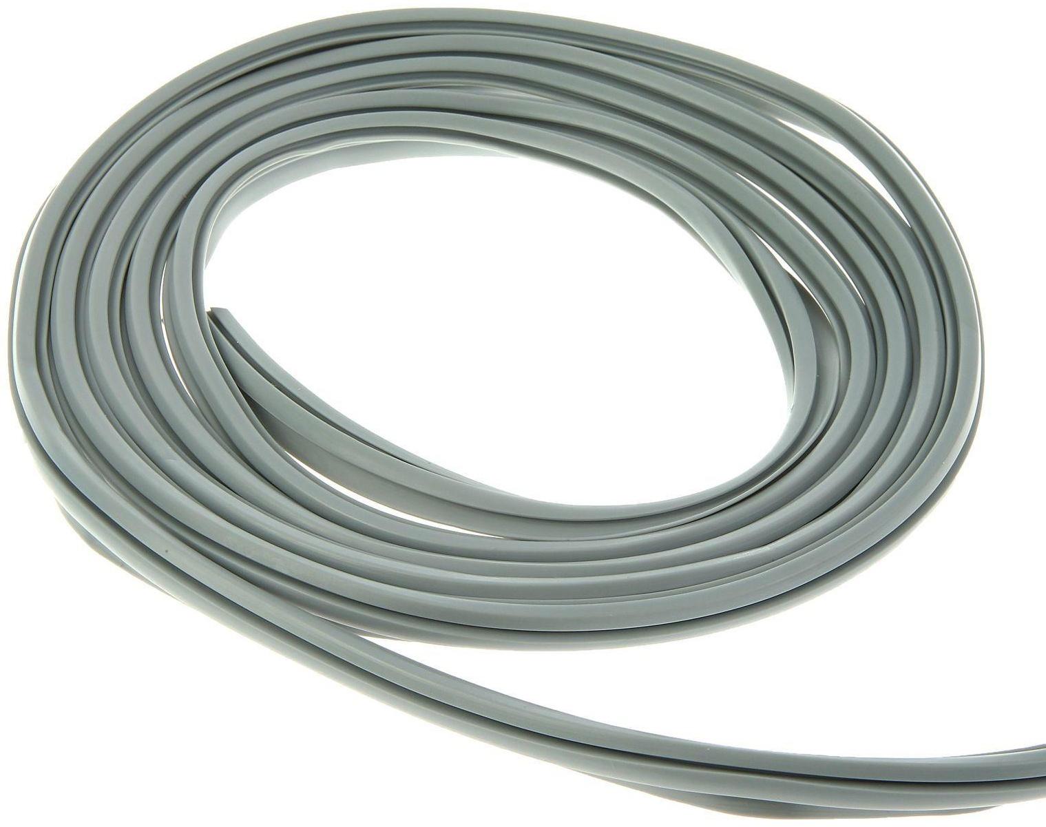 Уплотнитель универсальный для пластиковых окон, L=10 м, серый