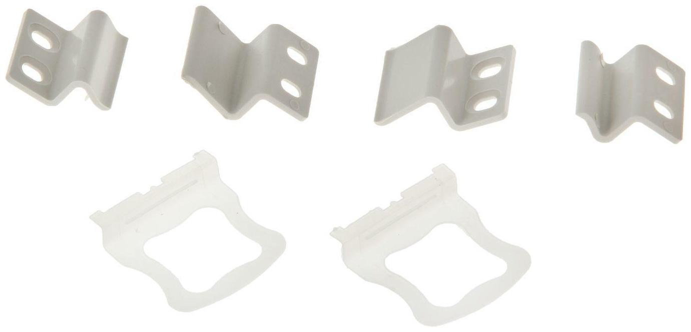 Набор креплений и ручек для москитной сетки, белый