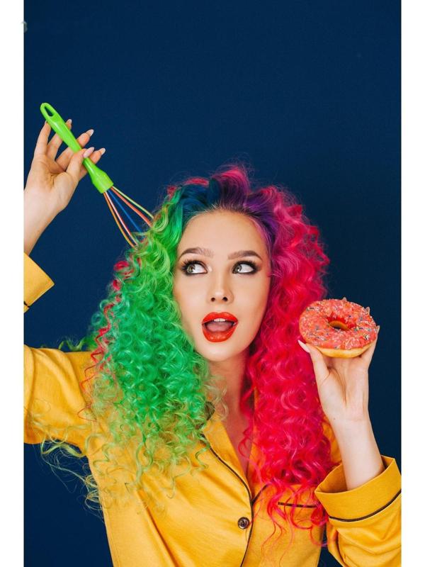 Венчик кулинарный Доляна «Профи», 25 см, цвет МИКС