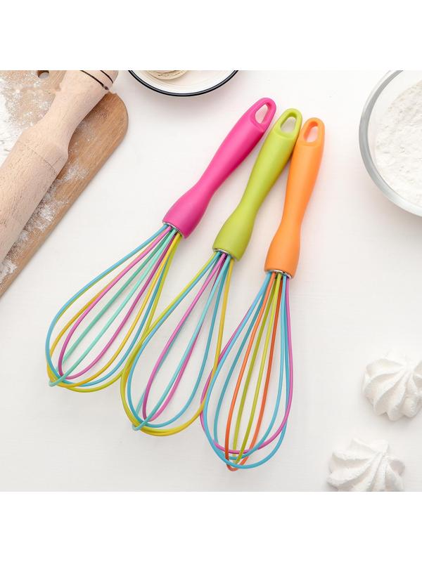 Венчик кулинарный Доляна «Профи», 25 см, цвет МИКС