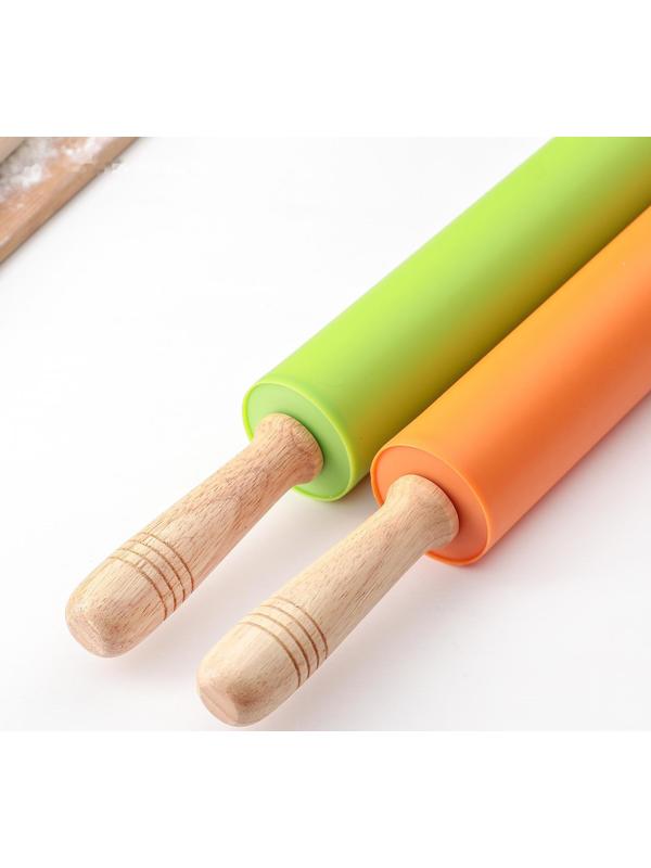 Скалка Доляна «Валенсия», 49×5,5 см, цвет МИКС