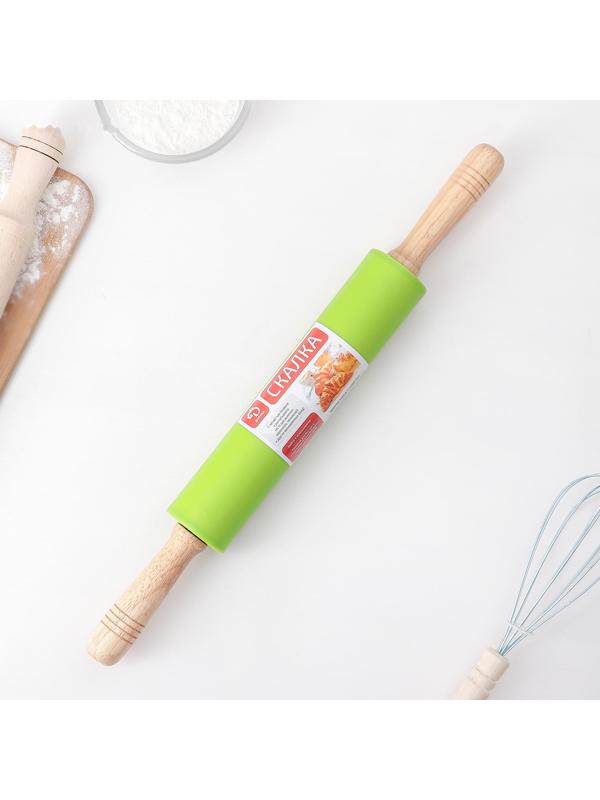 Скалка Доляна «Валенсия», 49×5,5 см, цвет МИКС