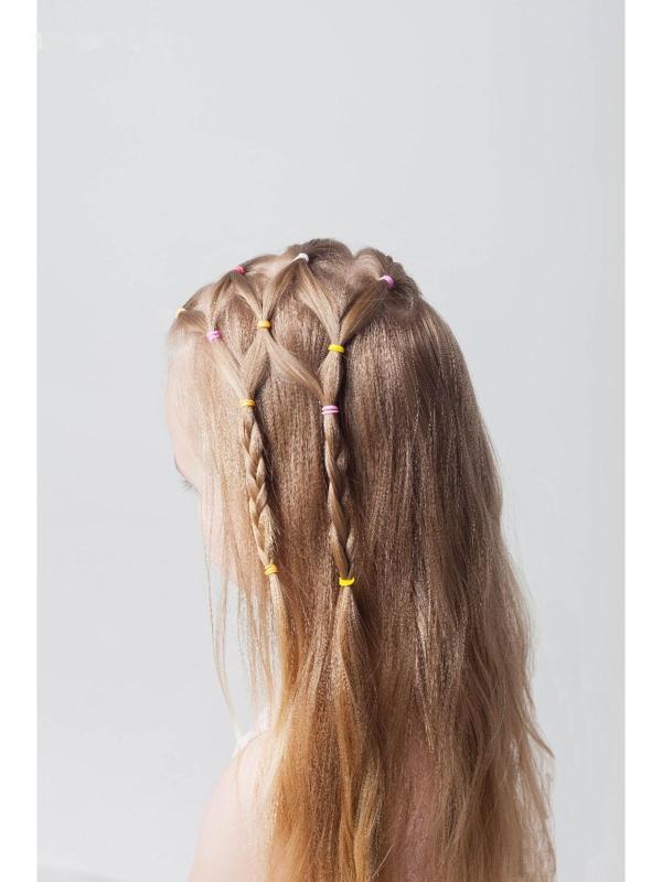 Резинки для афрокосичек (набор 80 шт) микс