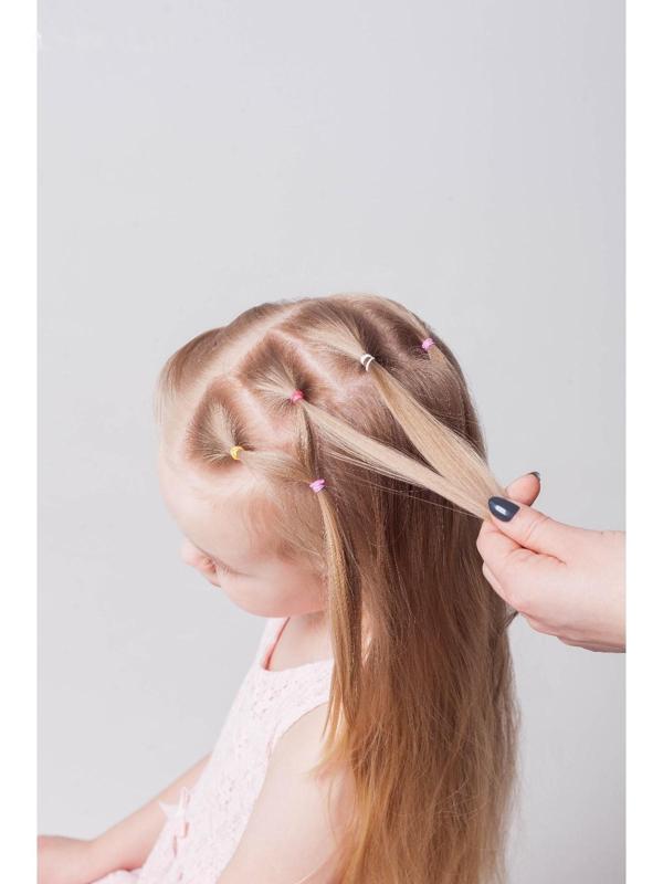 Резинки для афрокосичек (набор 80 шт) микс