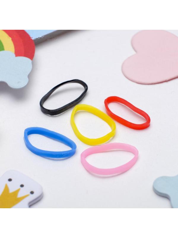 Резинки для афрокосичек (набор 80 шт) микс