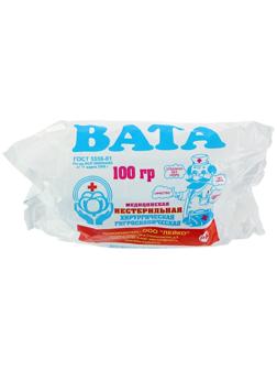 Вата хирургическая нестерильная ГОСТ 5556-81 100 г.