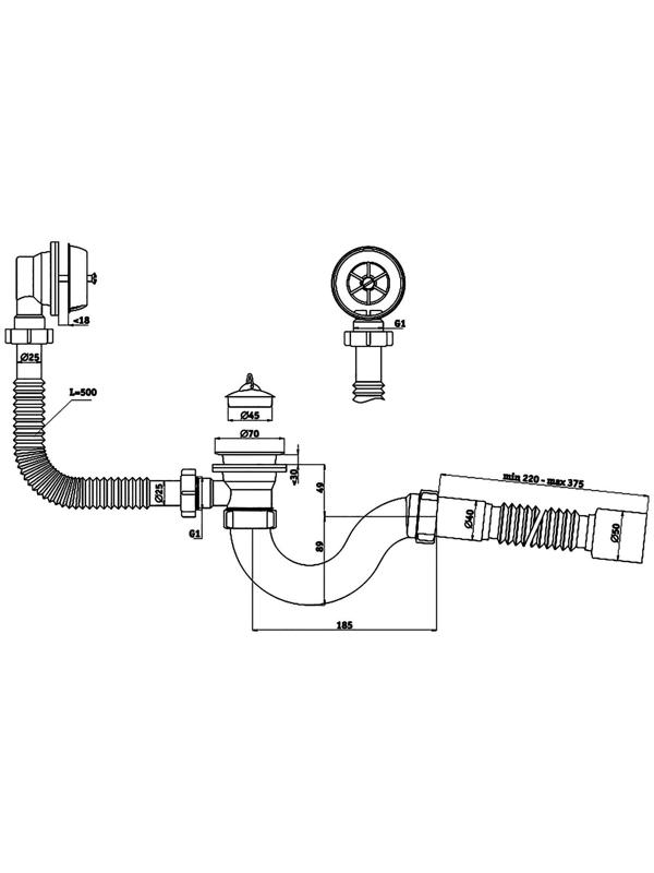 Комплект для ванны 