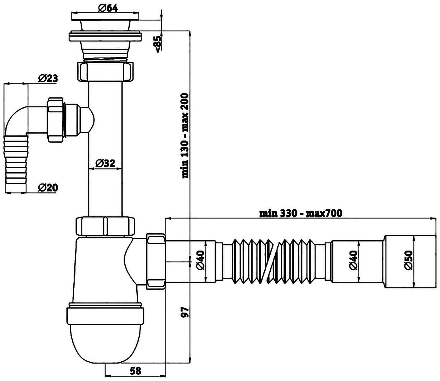 Комплект для раковины 