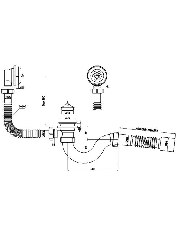 Комплект для ванны 