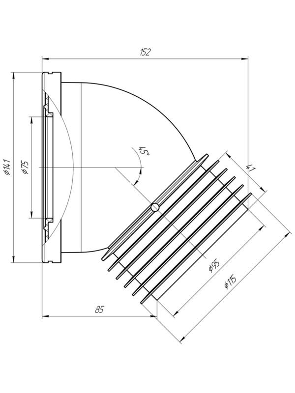 Труба фановая для унитаза 