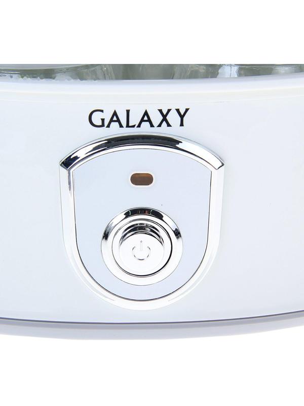 Йогуртница Galaxy GL 2690, 20 Вт, 200 мл, 7 ёмкостей, стекло, белая