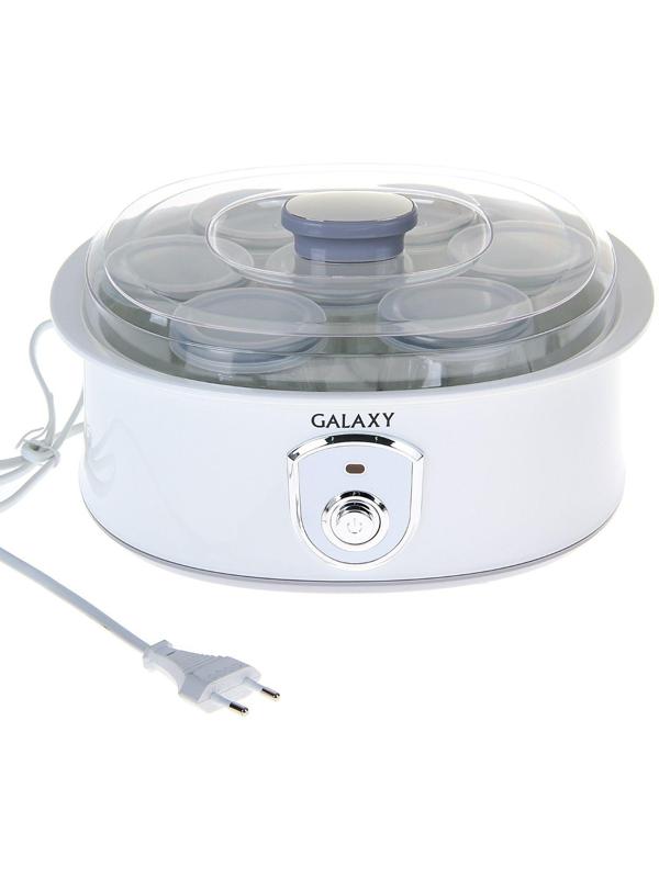 Йогуртница Galaxy GL 2690, 20 Вт, 200 мл, 7 ёмкостей, стекло, белая