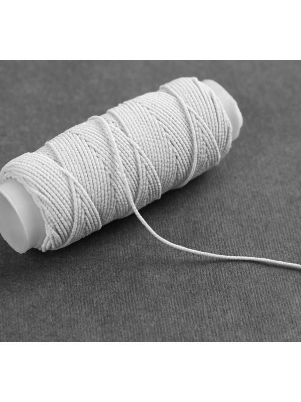 Резинки шпульные, 10 гр, 20 ± 2 м, 5 шт, цвет белый
