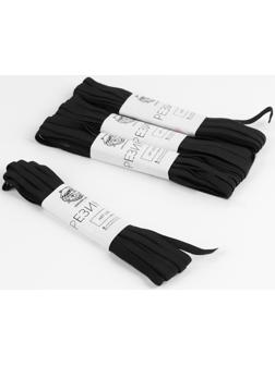 Резинки бельевые, 6 мм, 5,5 ± 0,5 м, 4 шт, цвет чёрный