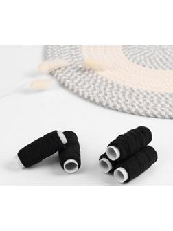 Резинки шпульные, 10 гр, 20 ± 2 м, 5 шт, цвет чёрный