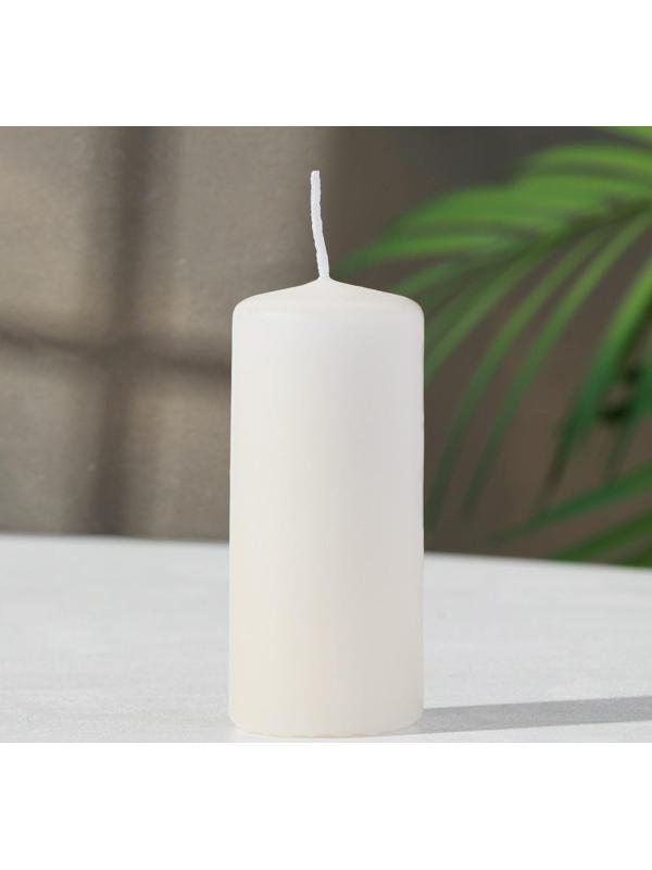 Свеча - цилиндр, 4х9 см, 11 ч, 90 г, слоновая кость