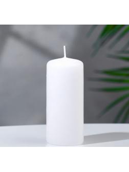 Свеча - цилиндр, 4х9 см, 11 ч, 90 г, белая