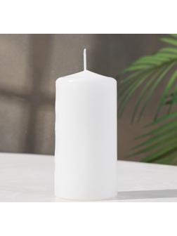 Свеча - цилиндр, 6х12,5 см, 35 ч, 275 г, белая