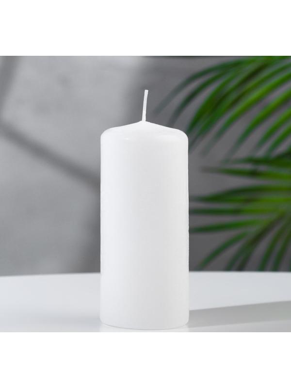 Свеча - цилиндр, 5х11,5 см, 25 ч, 175 г, белая
