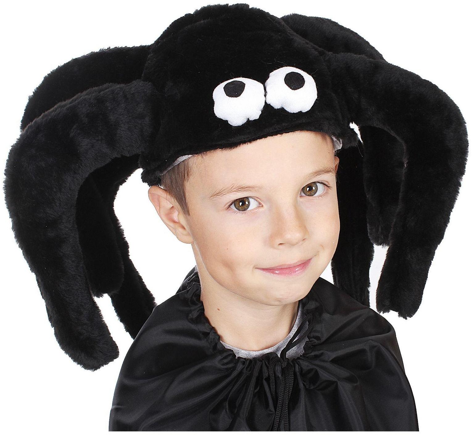 Детский карнавальный костюм «Паучок», шапка, плащ, рост 122-134 см