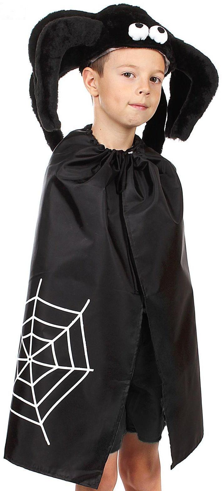 Детский карнавальный костюм «Паучок», шапка, плащ, рост 122-134 см