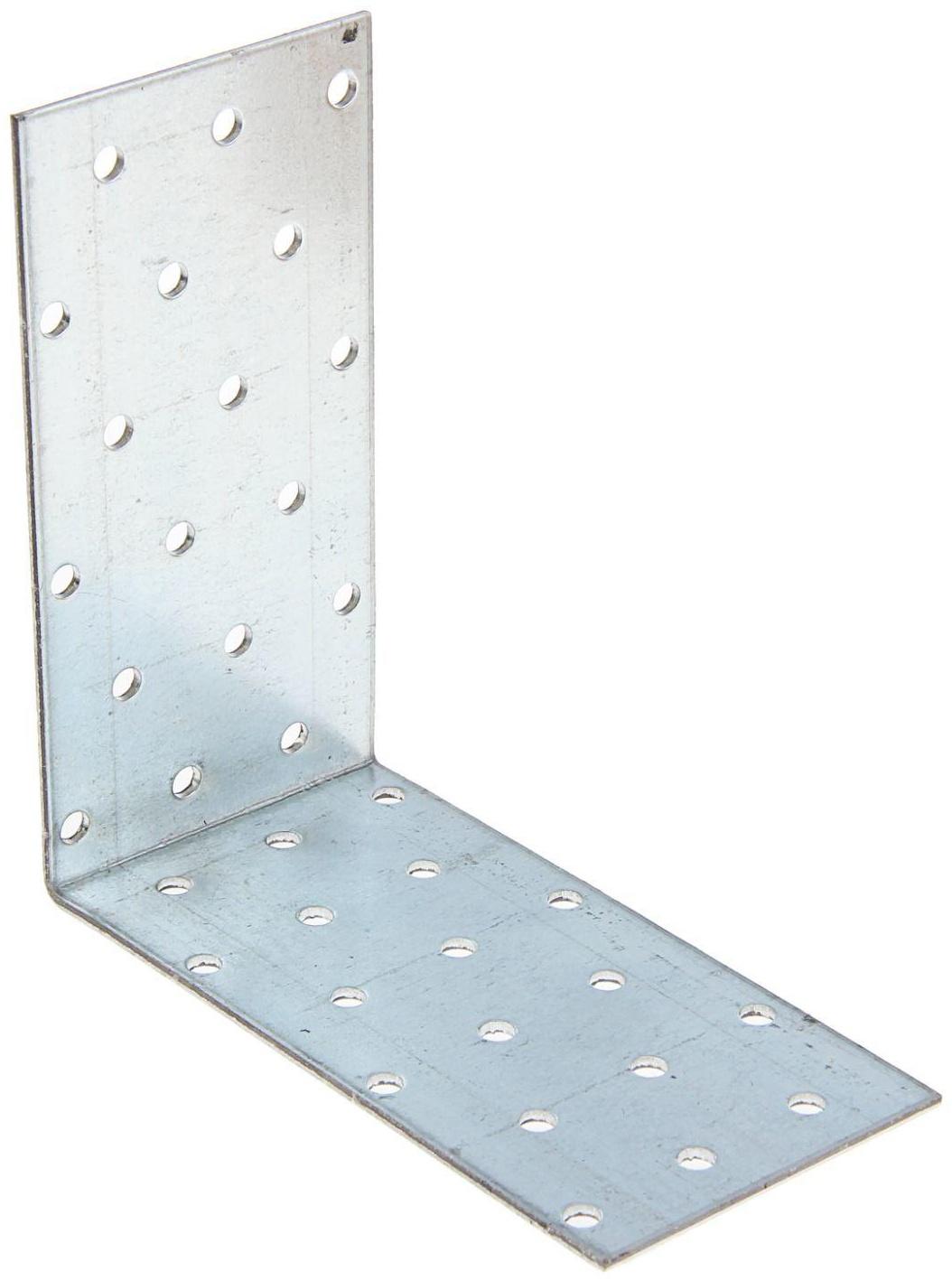 Уголок крепёжный 120 х 120 х 60 х 2 мм, оцинкованный