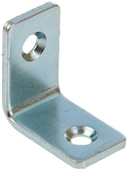 Уголок мебельный 25 х 25 х 15 х 2 мм, оцинкованны, крупная фасовка
