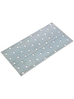 Пластина крепёжная, оцинкованная, 100 х 200 х 2 мм