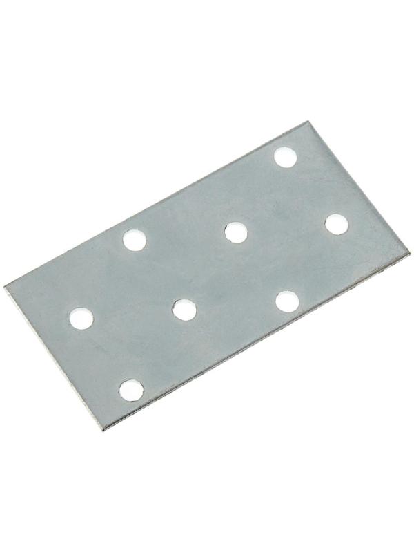 Пластина крепёжная, оцинкованная, 80х40х1.5 мм