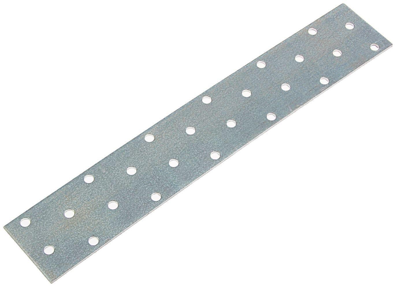 Пластина крепёжная 40 х 240 х 2 мм, оцинкованная