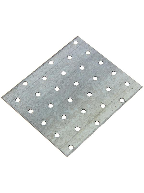 Пластина крепёжная, 100х120х2 мм,упаковка 30 шт. цинк