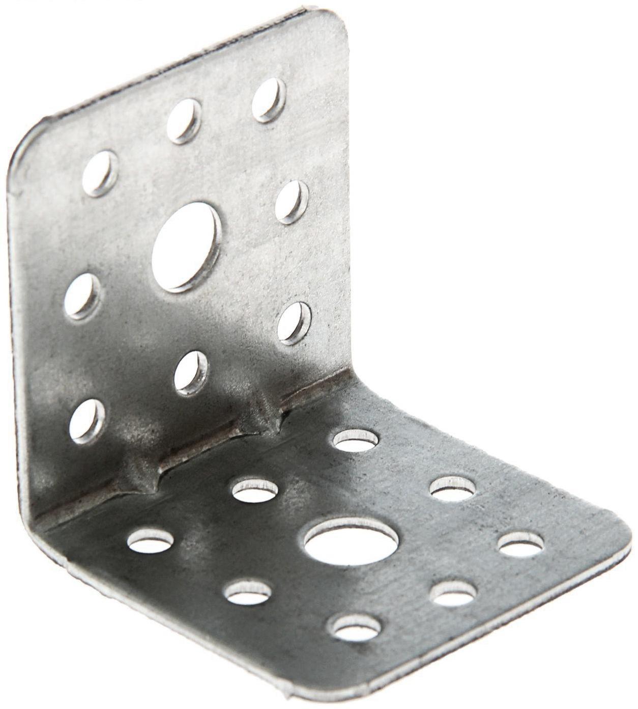 Уголок крепёжный усиленный 40 х 40 х 40 х 1.5 мм, ГОЦ